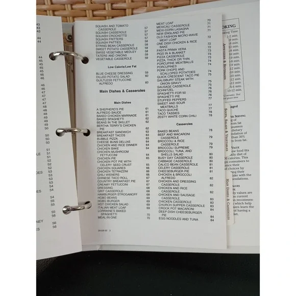 Walnut Grove‎ Cookbook Hurdle Mills, NC 2000 Binder United Methodist Church - Picture 10 of 16